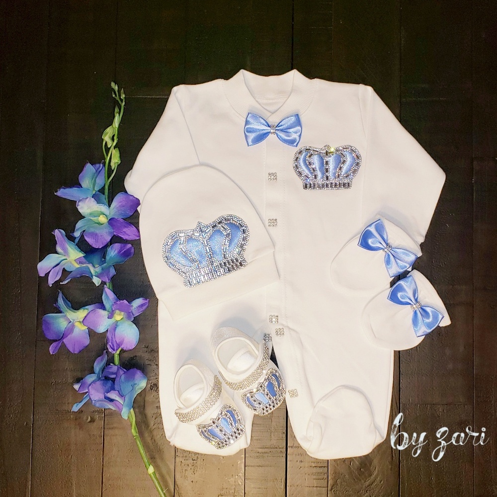 Baby blue jewel set